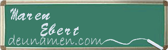 Maren Ebert Visitenkarte